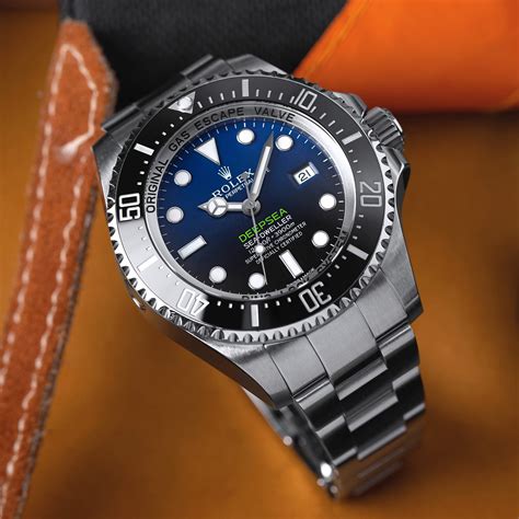 rolex deep sea dweller ceramic ultimate blue lume|Rolex Sea-Dweller blue face.